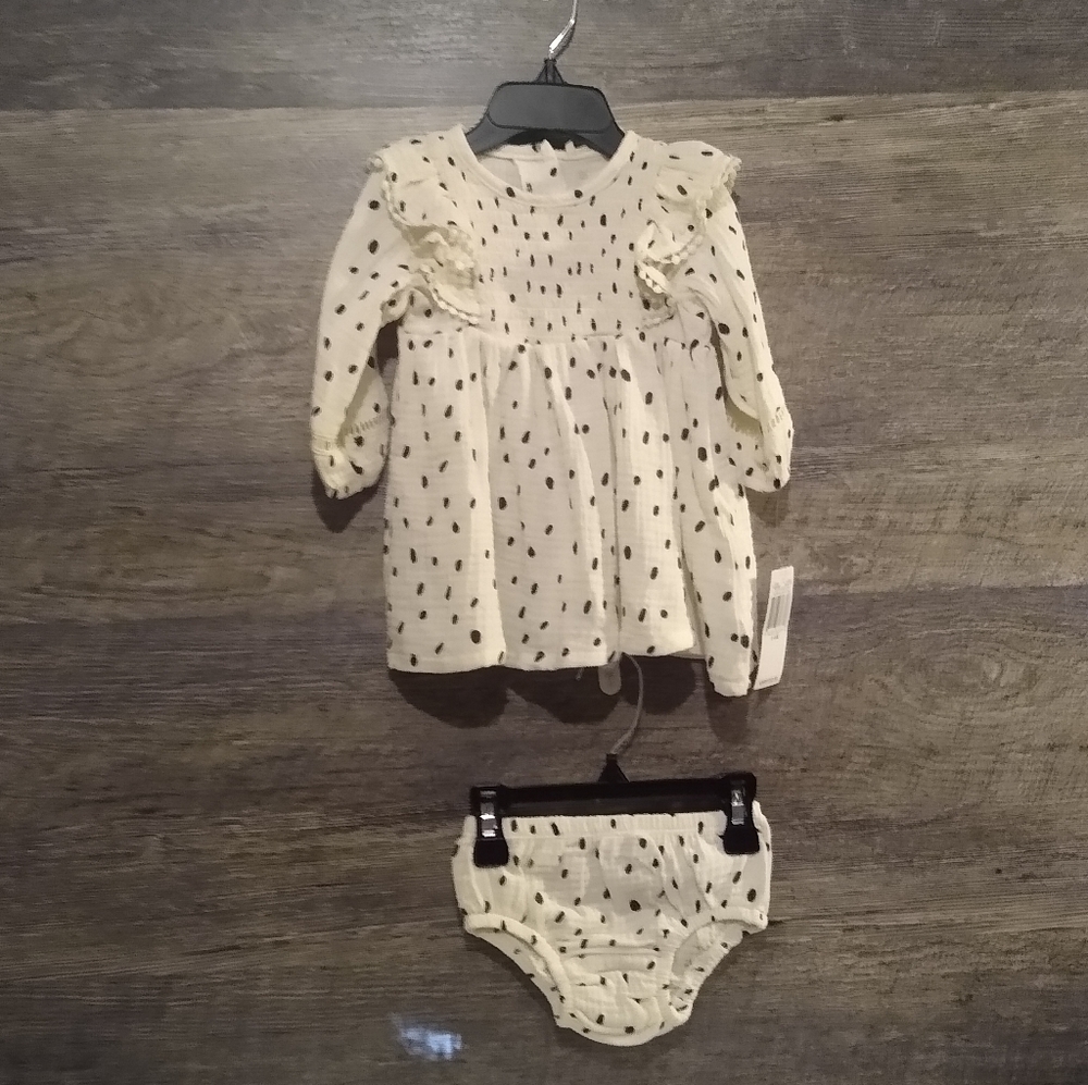 🌟 Jessica Simpson Baby Girl Dress Set - Size 3-6 Months 🌟 NWT